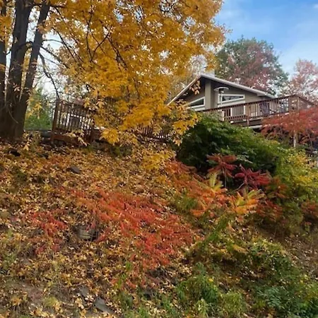 Moon Swept On Keuka Villa